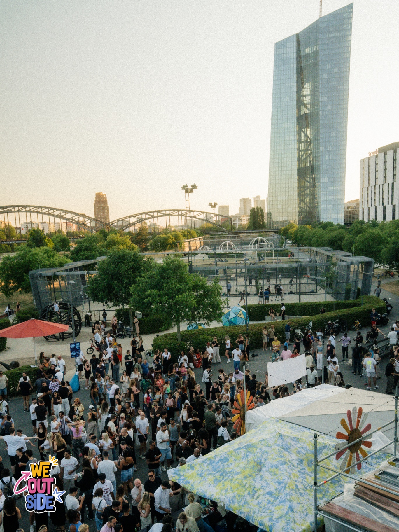 We.Outside Open Air Event in Frankfurt